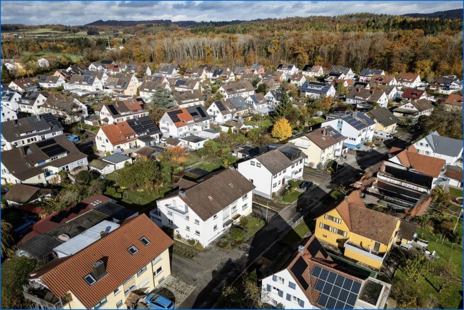 Luftbild Doppelhaush�lfte Radolfzell am Bodensee