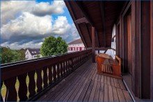Balkon Stilvolles, gro�z�giges EFH mit 2 Garagen in idealer, zentraler Lage von Gailingen!