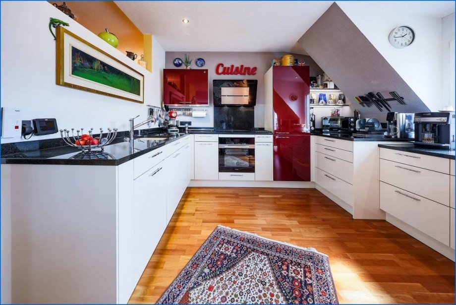 Einbauk�che Dachgeschosswohnung Radolfzell am Bodensee