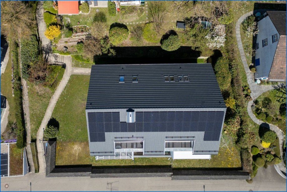 Haus von oben Etagenwohnung Radolfzell am Bodensee