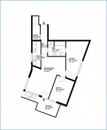 UG Grundriss FEWO-Zulassung: 
Gro�z�gige 3,5 Zimmer EG-Wohnung mit Terrasse und Stellplatz - sehr hohe Rendite!