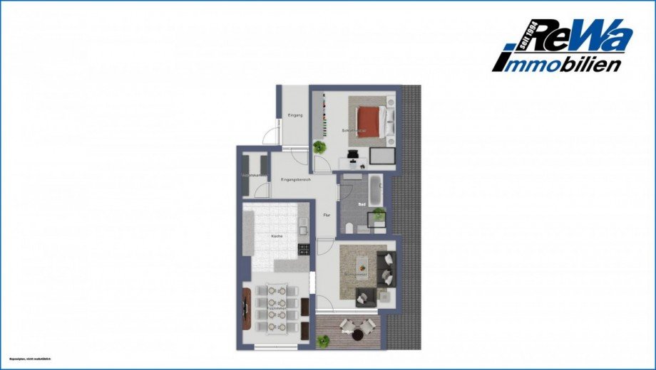 Grundriss DG Dachgeschosswohnung Radolfzell am Bodensee