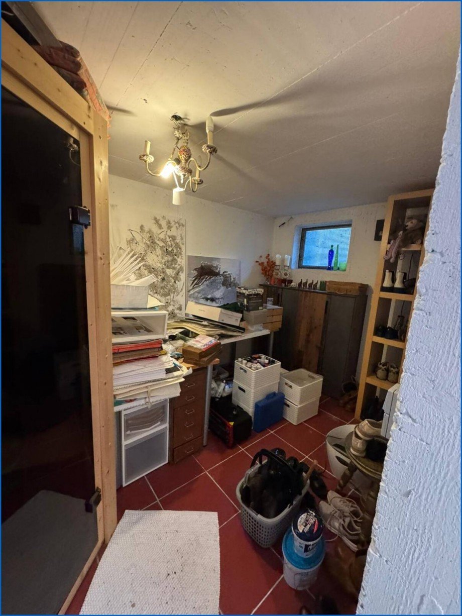 Kellerraum mit Sauna Einfamilienhaus M�hlingen / Zoznegg