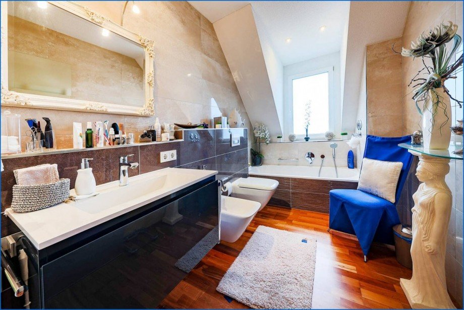 Bad 1 Dachgeschosswohnung Radolfzell am Bodensee
