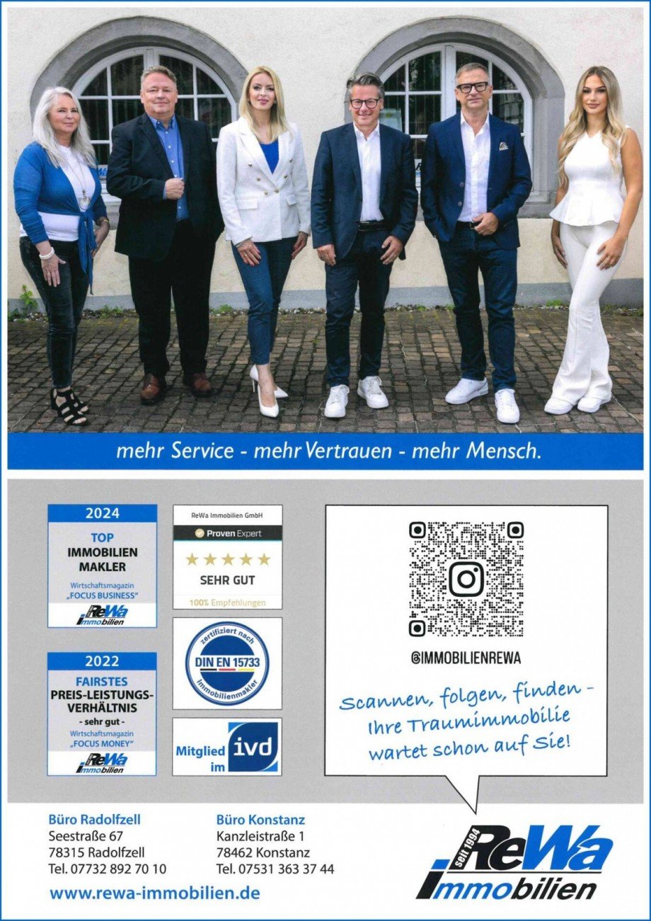 ReWa Immobilien Leistungsverzeichnis 2025 Erdgeschosswohnung Stockach / Wahlwies
