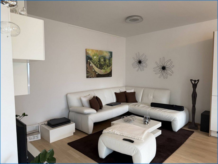 Wohnzimmer Etagenwohnung Radolfzell am Bodensee