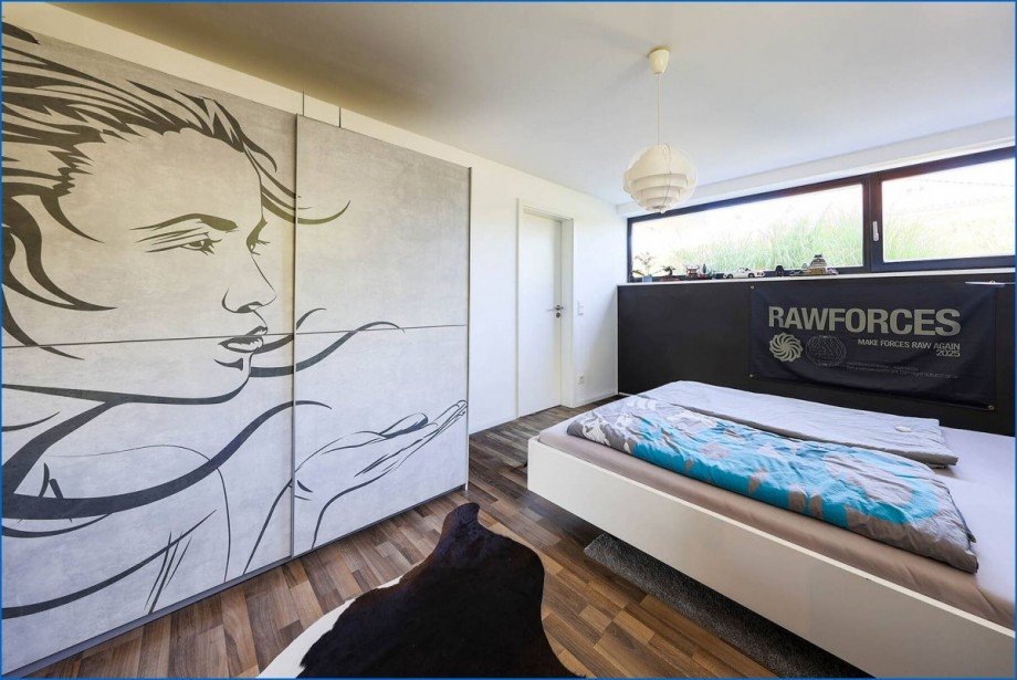 Schlafbereich Einliegerwohnung Villa Moos