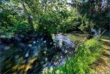 Garten Stimmungsvolles EFH mit sehr gro�em, idyllischem Grundst�ck an der Aach (knapp 1800 qm)!