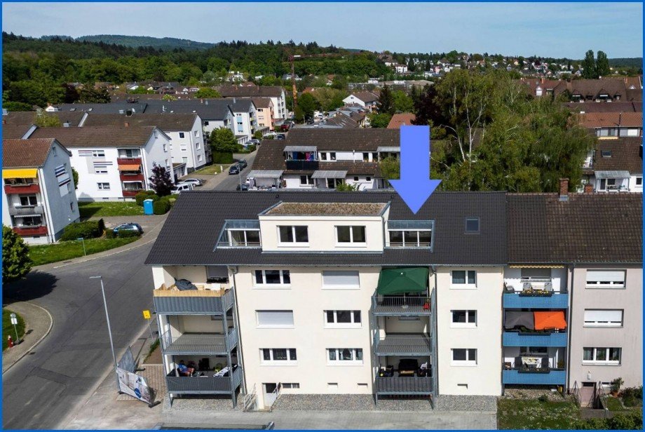 Westansicht Etagenwohnung Radolfzell am Bodensee