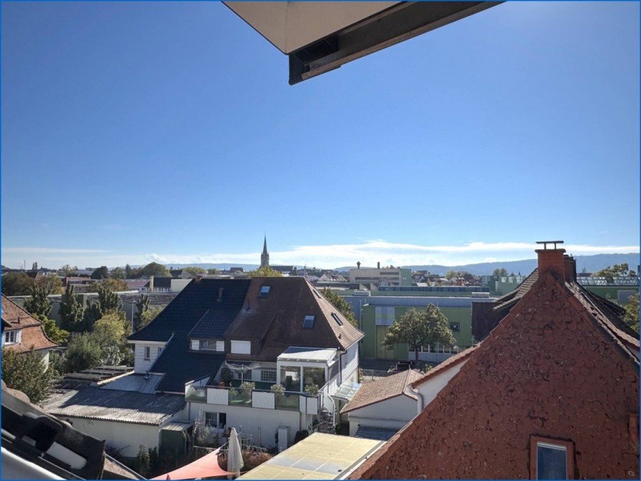 Fernsicht Dachgeschosswohnung Radolfzell am Bodensee