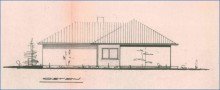 Ansicht Osten Sch�ner Bungalow mit ELW auf gro�em Grundst�ck, moderne W�rmepumpe und bereits energetisch ged�mmt .