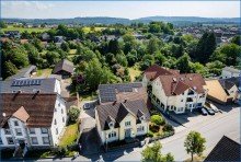 Luftbild Stimmungsvolles EFH mit sehr gro�em, idyllischem Grundst�ck an der Aach (knapp 1800 qm)!