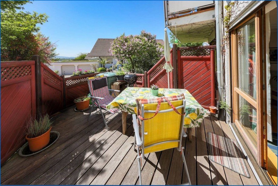 Balkonterrasse Doppelhaush�lfte Radolfzell am Bodensee