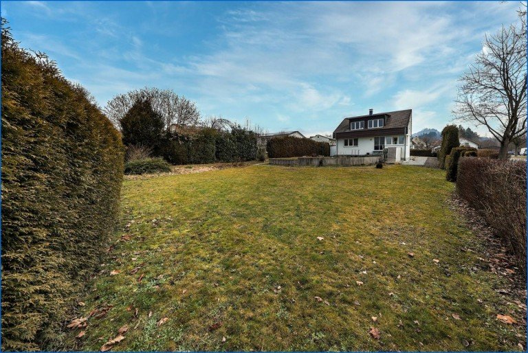 Blick Grstk Orsingen-Nenzingen Einfamilienhaus Nenzingen: Gro�z., attrakt. Einfamilienhaus m. gro�. Garten (1480 qm), inkl. separatem Baugrundst�ck