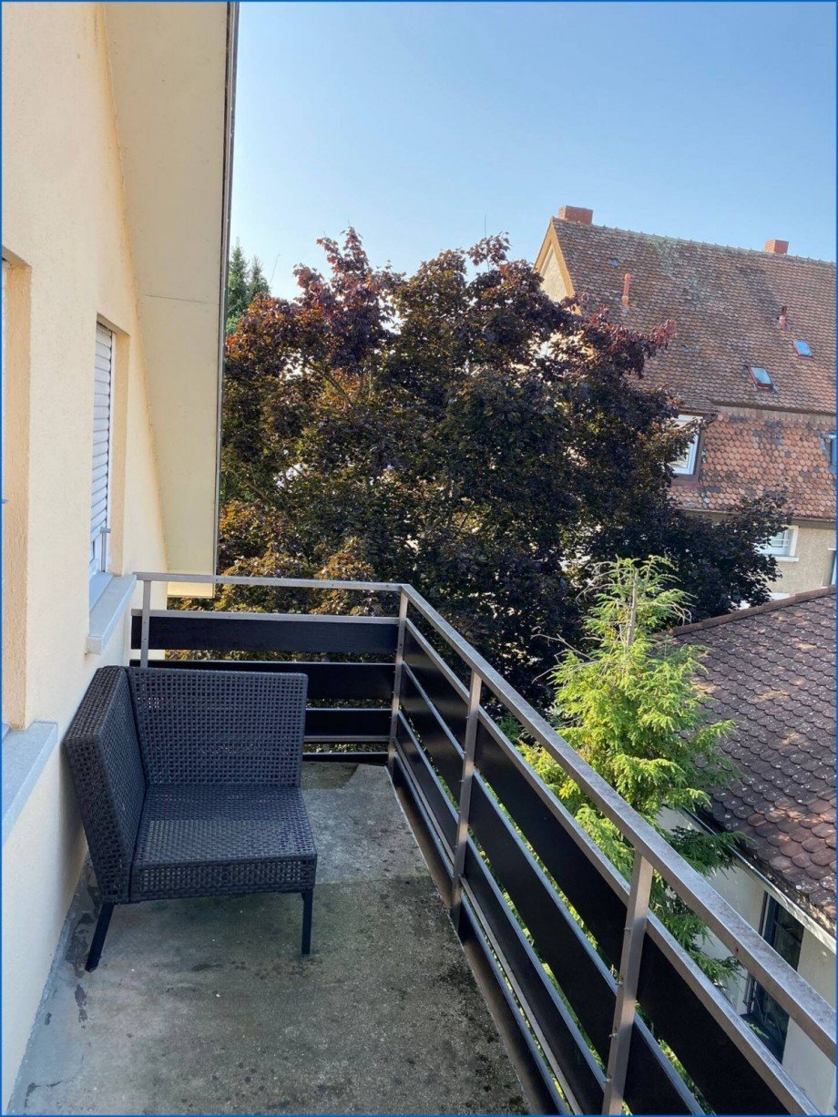 Blick Balkon Dachgeschosswohnung Radolfzell am Bodensee