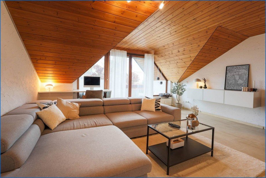 Wohnzimmer Etagenwohnung Rielasingen-Worblingen