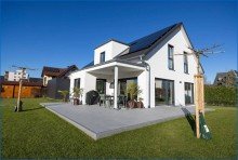 Ans Terrasse Gro�z�gig u. modern: Traum-Einfamilienhaus in sch�ner Lage von Rielas.-Worblingen,Bj.24, KfW 40+ !
