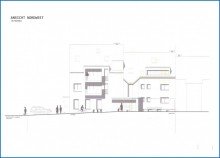 Ansicht Nordwest VK-START: KFW 40 Plus - Attraktive 2,5 Zi.-Whg. im OG, Balkon, Aufzug, W�rmepumpe, FB-Hzg. PV, etc.