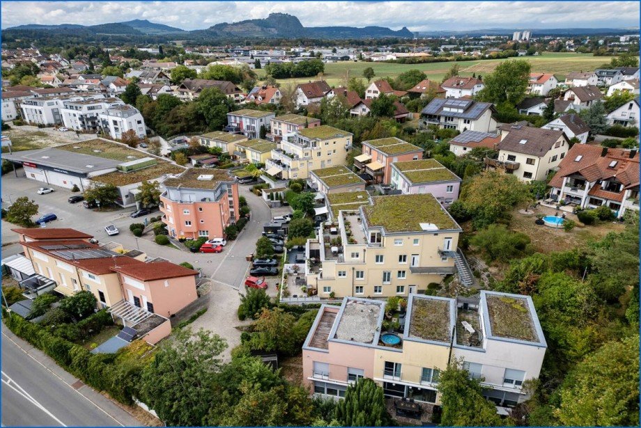 Drohne Reihenmittelhaus Rielasingen-Worblingen / Worblingen