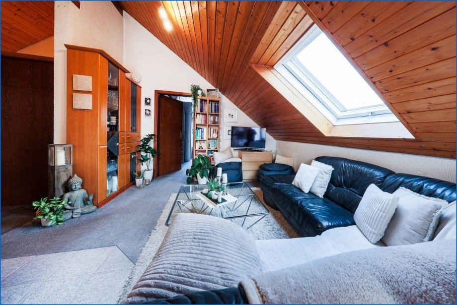 Wohnzimmer DG Einfamilienhaus Radolfzell am Bodensee / B�hringen