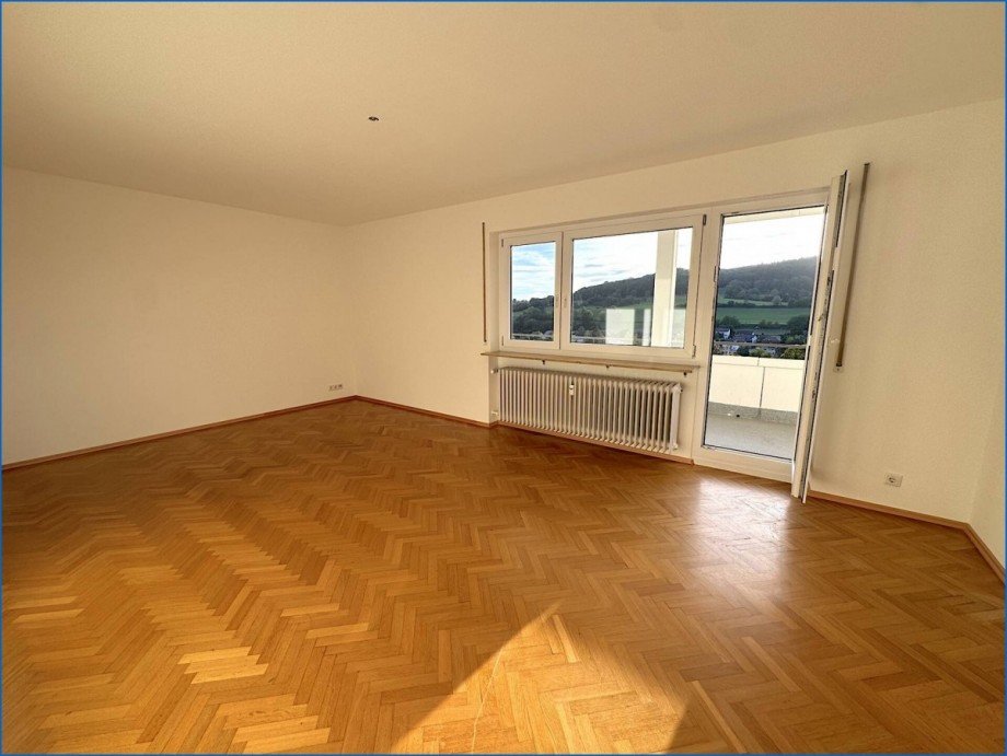 Wohnzimmer Dachgeschosswohnung Stockach
