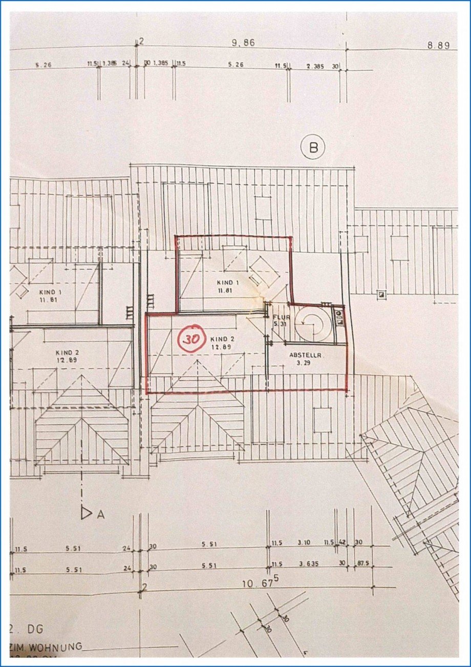 Grundriss Whg. DG Etagenwohnung Radolfzell am Bodensee