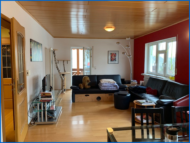 Wohnzimmer 2 Etagenwohnung Radolfzell am Bodensee