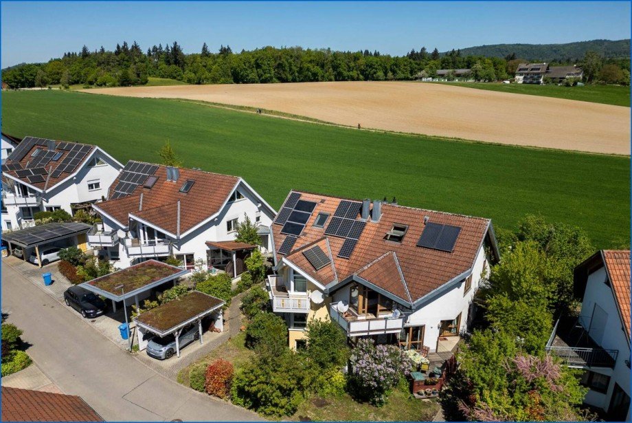Luftbild Doppelhaush�lfte Radolfzell am Bodensee