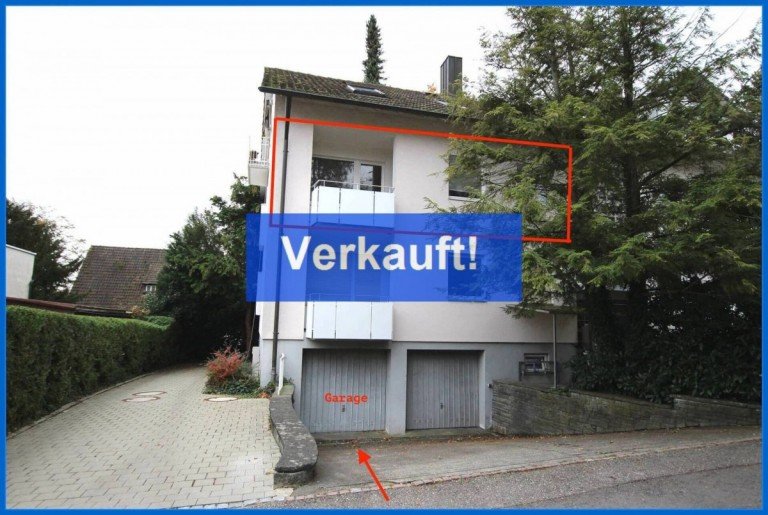Titelbild Konstanz / Staad Etagenwohnung KN-Staad - 3 Zi. Wohnung (1.OG) mit 2 Balkonen, in sch�ner ruhiger Lage-BEZUGSFREI !!