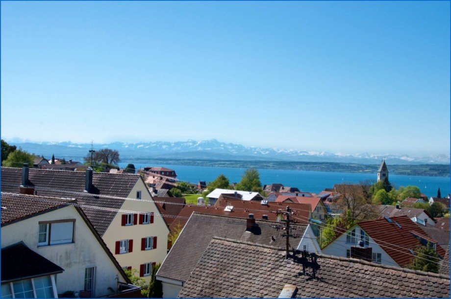 Blick See Zweifamilienhaus Meersburg