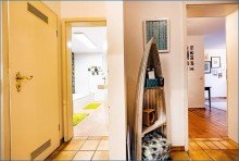 Flur BEZUGSFREIE 3,5-Zi.-ETW in Hegne m. Blick auf Untersee u. Reichenau, 2 x Terrassen, 2 x B�der!