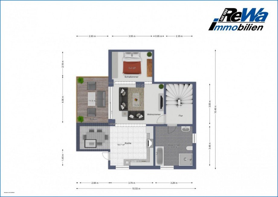 OG II Zweifamilienhaus M�hlingen / Zoznegg