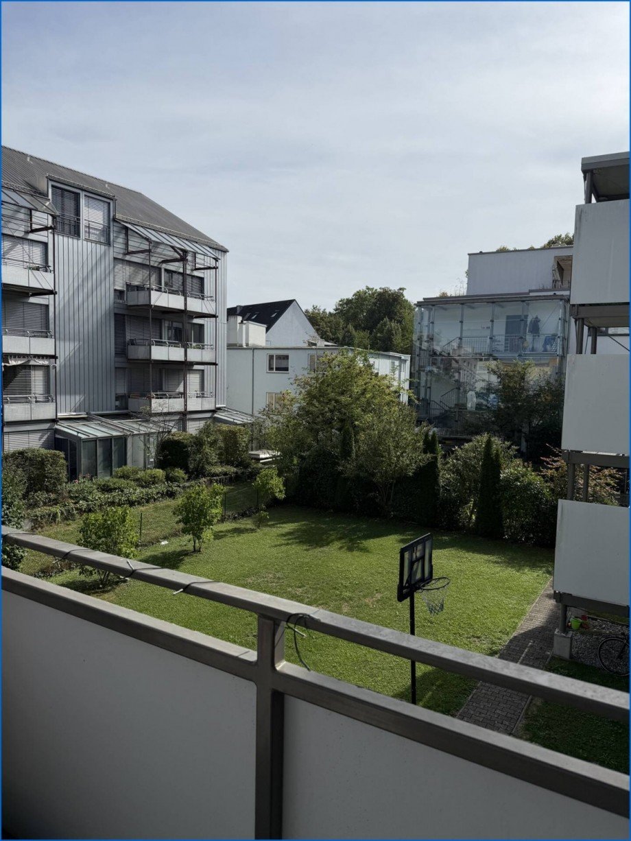 Sicht Balkon Etagenwohnung Konstanz / Petershausen
