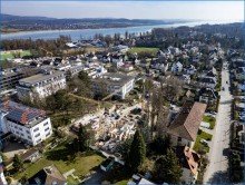 Nordostansicht Traumhafte Neubau Wohnung im 2. OG mit Balkon in Top Lage auf der Mettnau