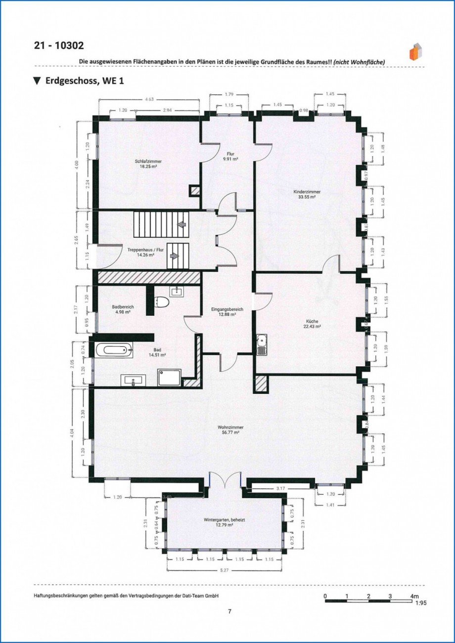 Grundriss EG Villa Stockach / Zizenhausen